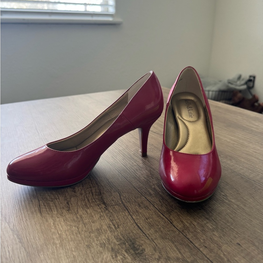 Elegant Red Women's Heels